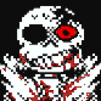 Soul horror sans creds to og sans and tntsans pixel art